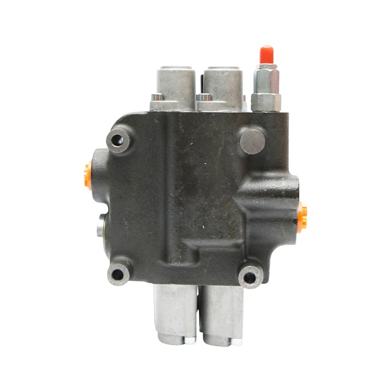 Distribuitor hidraulic cu 2 manete, racord instalatie M22x1.5 debit 80L/min Tractor Forestier Breckner Germany